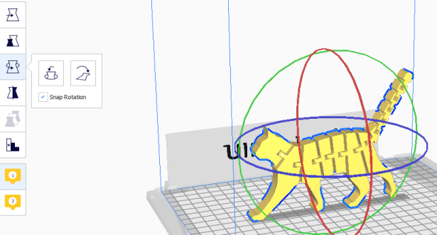 Rotation in Cura